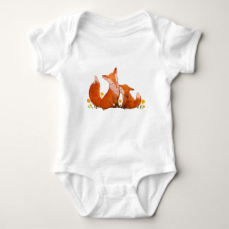 MOther Fox and Baby Romper