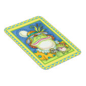 MOTHER FROG & BABY FROGETT, FAMILIE LIEFT Funny Magneet (Rechterzijde)