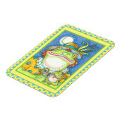 MOTHER FROG & BABY FROGETT, FAMILIE LIEFT Funny Magneet (Linkerzijde)