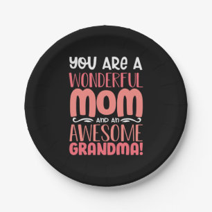 Mother Gift   Proud Wonderful Mom Birthday Papieren Bordje