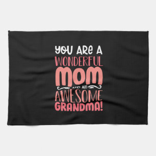 Mother Gift   Proud Wonderful Mom Birthday Theedoek