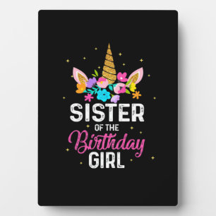Mother Gift   Sister Of The Birthday Girl Birthday Fotoplaat