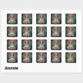 MOTHER GINGER Notenkraker Mode Ballet Vierkante Sticker (Vel)