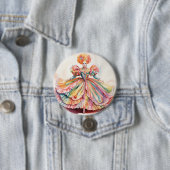 MOTHER GINGER Nutcracker Ballet Ronde Button 7,6 Cm (In situ)