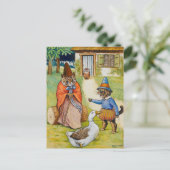 Mother Goose at Home by Louis Wain Feestdagenkaart (Staand voorkant)