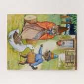 Mother Goose at Home by Louis Wain Legpuzzel (Horizontaal)