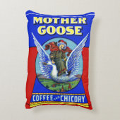Mother Goose Coffee en Cichorei Accent Kussen (Achterkant (Verticaal))