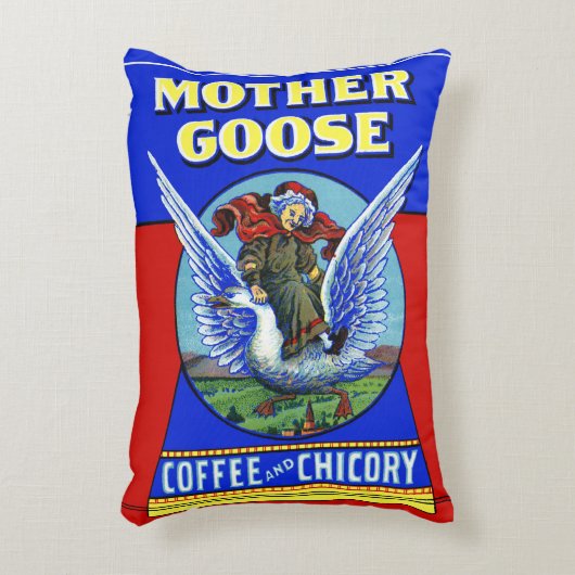 Mother Goose Koffie en Cichorei Accent Kussen (Voorkant(Verticaal))