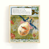 Mother Goose Nursery Rhyme Humpty Dumpty Nursery Poster
