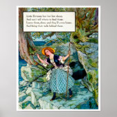 Mother Goose Nursery Rhyme Little Bo Peep Nursery Poster (Voorkant)