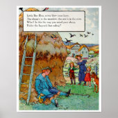 Mother Goose Nursery Rhyme Little Boy Blue Nursery Poster (Voorkant)