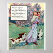 Mother Goose Nursery Rhyme Ride Away Nursery Poster (Voorkant)
