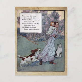 mother goose nursery rhymes 10 briefkaart