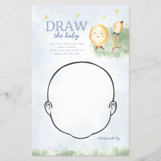 Mother Goose Trek het Baby shower Spel Flyer (Voorkant)