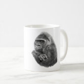 Mother gorilla mugcup 母ゴリラのマグカップ koffiemok (Voorkant rechts)