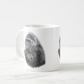Mother gorilla mugcup 母ゴリラのマグカップ koffiemok (Voorkant links)