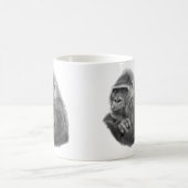 Mother gorilla mugcup 母ゴリラのマグカップ koffiemok (Center)