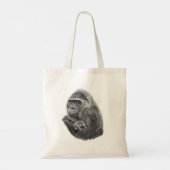 Mother gorilla tote bag 母ゴリラのトートバッグ (Achterkant)