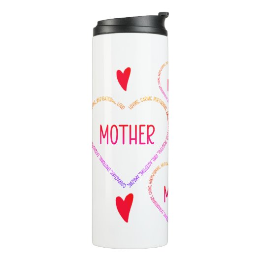 MOTHER Hearts Thermosbeker (Gedraaid links)
