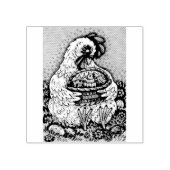 MOTHER HEN'S EASTER CHICK RUBBER STEMP RUBBERSTEMPEL (Afrduk)