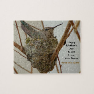 Mother Hummingbird Puzzle beroemd gemaakt door Blu Legpuzzel