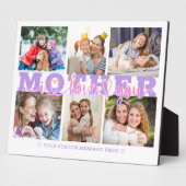 MOTHER I love you 6 Photo Collage 8x10 Fotoplaat (Zijkant)