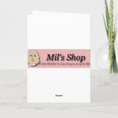 Mother in Law Apology Greeting Card. Kaart (Achterkant)