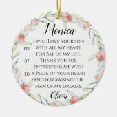 Mother In Law Gift Ceramic Ornament (Voorkant)