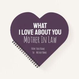 Mother In Law Gifts Mother-in-law Mom For Her Notitieboek