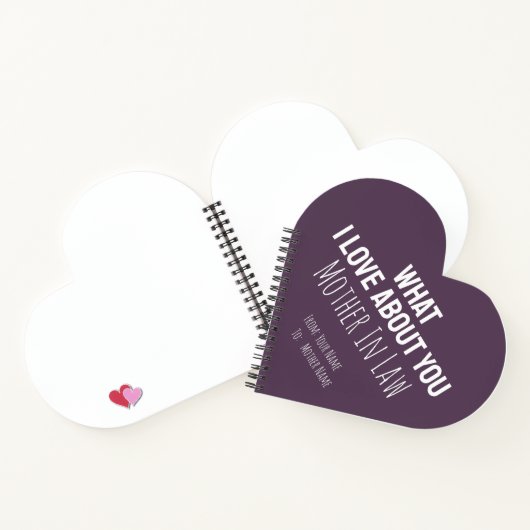 Mother In Law Gifts Mother-in-law Mom For Her Notitieboek (Binnen)