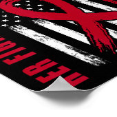 Mother In Law Multiple Myeloma Awareness American  Poster (Hoek)