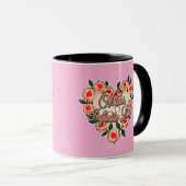 Mother Infinite Love – Floral Typography Mok (Voorkant rechts)
