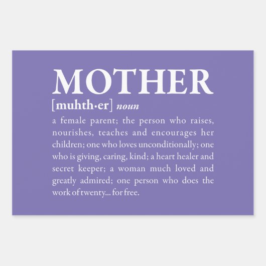 Mother Inpakpapier Vel (Voorkant)