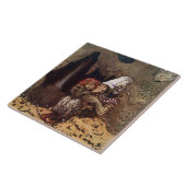 "Mother Love" door John Bauer Tegeltje (Zijkant)