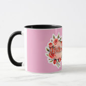 Mother Love Without End – Floral Design Mok (Links)