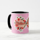 Mother Love Without End – Floral Design Mok (Voorkant links)