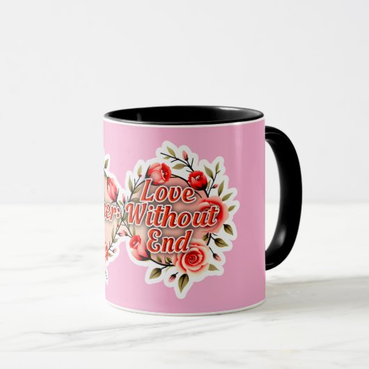 Mother Love Without End – Floral Design Mok (Voorkant rechts)