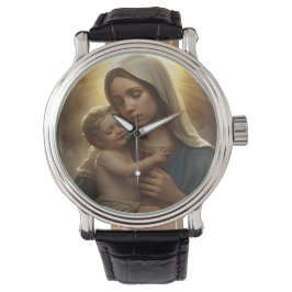 Mother Mary and Child Jesus Watch eWatch Watch Horloge