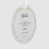 Mother/Mum Of The Bride Keepsake Ornament (voorkant)