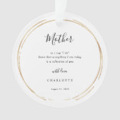 Mother/Mum Of The Bride Keepsake Ornament (voorkant)