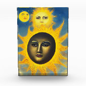 Mother Nature Sun moon Original fantasy art Fotoblokken (Voorkant)