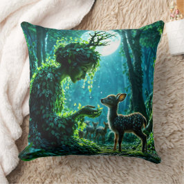 Mother nature's gentle touch on a spotted fawn kussen