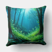 Mother nature's gentle touch on a spotted fawn kussen (Achterkant)