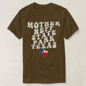 Mother Neff State Park Texas Retro Wavy jaren '70  T-shirt (Design voorkant)
