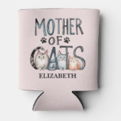 Mother of Cats, Fun Gift for Cat Lovers Blikjeskoeler (Voorkant)