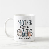 Mother of Cats, Fun Gift for Cat Lovers Koffiemok (Links)
