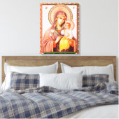 Mother of God Russian Icon Canvas Afdruk (Insitu (Slaapkamer))
