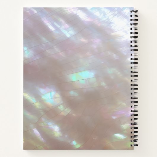 Mother-of-pearl Monogram Shimmering Notitieboek (Achterkant)