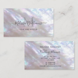 Mother-of-pearl  Monogram Shimmering Visitekaartje