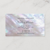 Mother-of-pearl  Monogram Shimmering Visitekaartje (Achterkant)